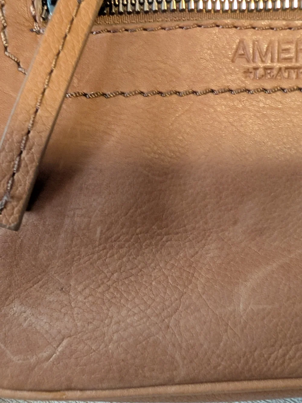 American Company Crossbody with matching card wallet.